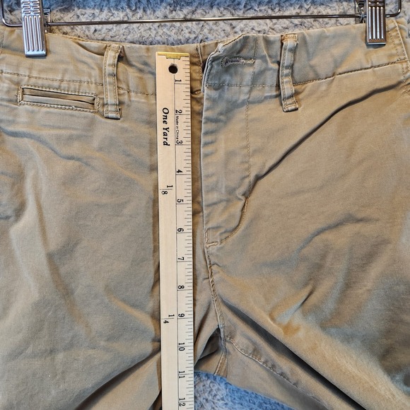 American Eagle Outfitters Pants Men's 29 X 30 Tan Cotton Slim Fit Straight Leg - Picture 13 of 16